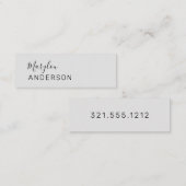 プロフェッショナル- ユニセックス スキニー名刺 (正面/裏面)