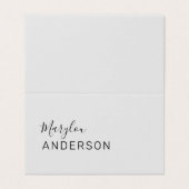 プロフェッショナル - ユニセックス 名刺 (外部フラット)