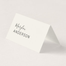 プロフェッショナル-ユニセックス 名刺