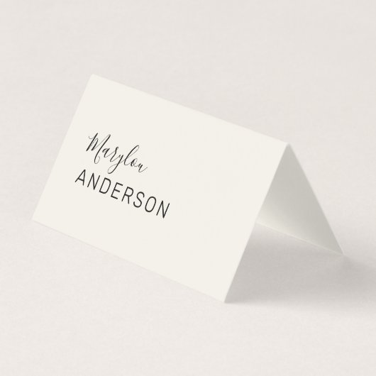 プロフェッショナル-ユニセックス 名刺 (正面)