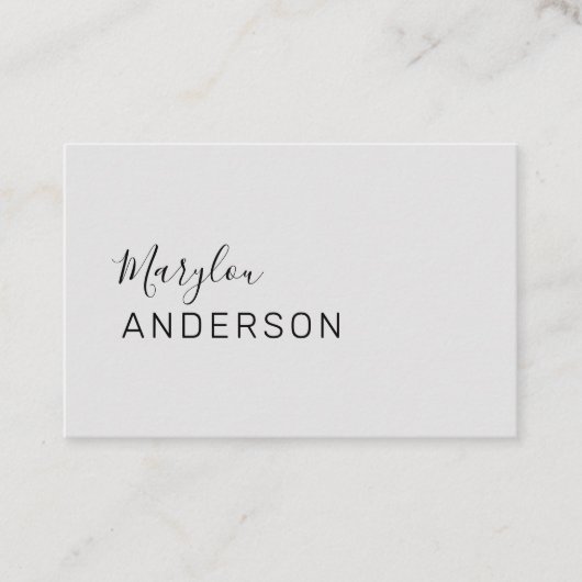 プロフェッショナル- ユニセックス 名刺 (正面)