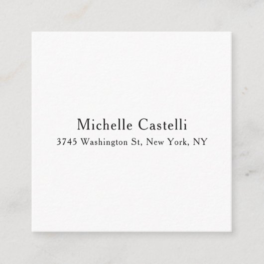 プロフェッショナル ユニーク クラシカル シンプル エンクロージャーカード (正面)