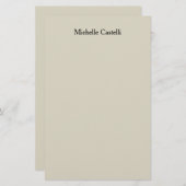 プロフェッショナル ユニーク クラシカル シンプル 便箋 (正面/裏面)