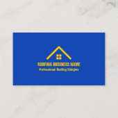 プロフェッショナル ルーフィング シングル 建設 名刺 (裏面)