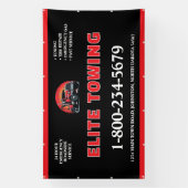 プロフェッショナル+レッカーサービス+バナー | 巨大 横断幕 (縦)