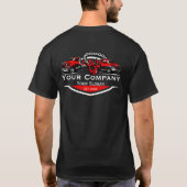 プロフェッショナル+レッカー業者 Tシャツ (裏面)