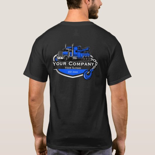 プロフェッショナル+レッカー業者 Tシャツ (裏面)