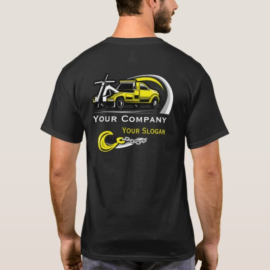プロフェッショナル+レッカー業者 Tシャツ (裏面)
