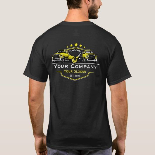 プロフェッショナル+レッカー業者 Tシャツ (裏面)