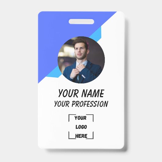 プロフェッショナル ワーカー フォト ID バッジ (正面)