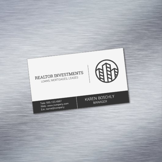 プロフェッショナル | 不動産仲介業者投資家 マグネット名刺 (インサイチュ)