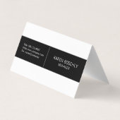 プロフェッショナル | 不動産仲介業者投資家 名刺 (裏面)