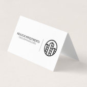 プロフェッショナル | 不動産仲介業者投資家 名刺 (正面)