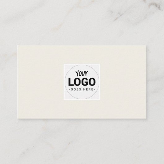 プロフェッショナル（写真の挿入） ユニセックス – 名刺 (裏面)