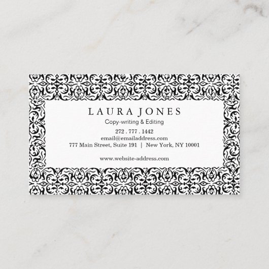 プロフェッショナル 名刺 (裏面)