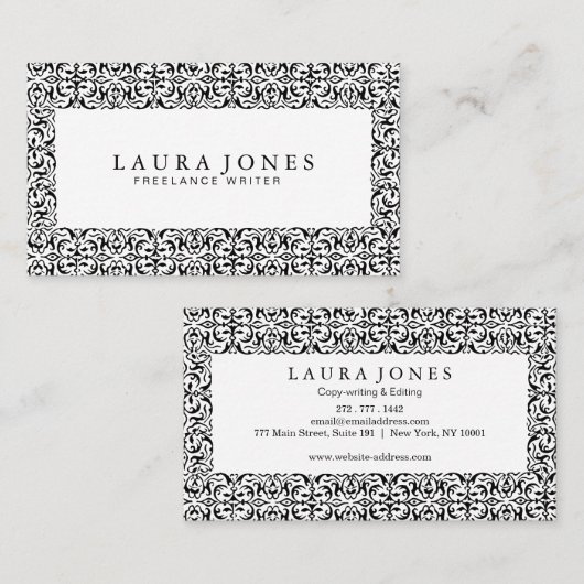 プロフェッショナル 名刺 (正面/裏面)