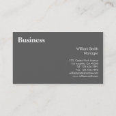 プロフェッショナル-名刺 名刺 (裏面)