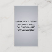 プロフェッショナル-名刺 名刺 (裏面)