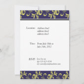 プロフェッショナル,国際的会社会議 招待状 (裏面)