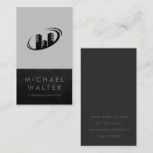 プロフェッショナル |実在財産 |レザートリム 名刺 (正面/裏面)