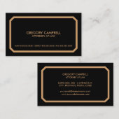 プロフェッショナル/弁護士 名刺 (正面/裏面)