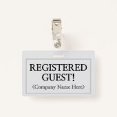 プロフェッショナル「登録ゲスト！」 バッジ (裏面クリップ)