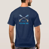 プロフェッショナル 高圧洗浄 パワーウォッシング 業務 Tシャツ (裏面)
