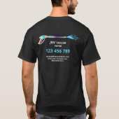 プロフェッショナル 高圧洗浄 パワーウォッシング Tシャツ (裏面)