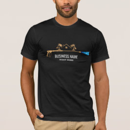 プロフェッショナル 高圧洗浄 パワー 男性的 Tシャツ