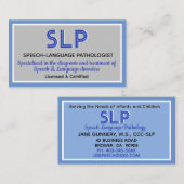 プロフェッショナル!SLPカスタム名刺 名刺 (正面/裏面)