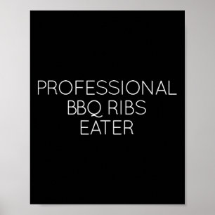 プロフェッショナルBbqリブEbqリブ用のアイターシャツギフト ポスター