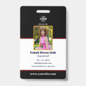 プロフェッショナルBlackSecurityページ：写真&会社 バッジ (正面)