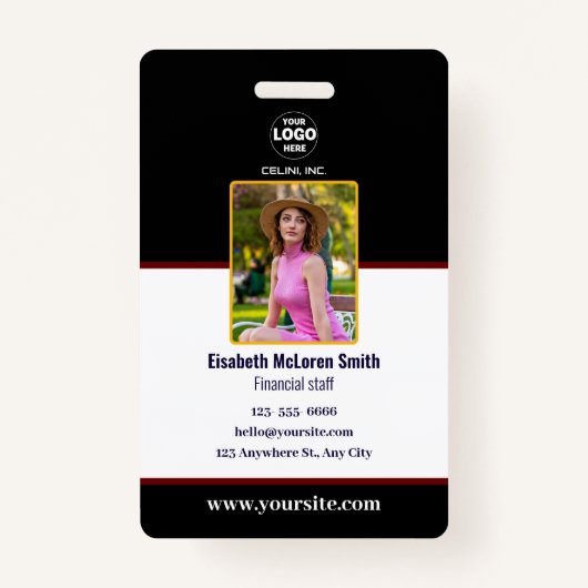 プロフェッショナルBlackSecurityページ：写真&会社 バッジ (正面)