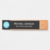 プロフェッショナルBusiness Officeロゴ名タイトル黒 サインプレート (正面)