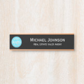 プロフェッショナルBusiness Officeロゴ名タイトル黒 サインプレート (正面)