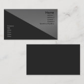 プロフェッショナルBWプロファイルカード 名刺 (正面/裏面)