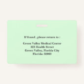 プロフェッショナルCNA IDまたは名前 バッジ (裏面)