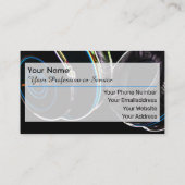 プロフェッショナルDJおよびVJ名刺 名刺 (裏面)