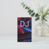 プロフェッショナルDJターンテーブル 名刺 (スタンド正面)