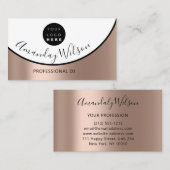 プロフェッショナルDJロゴシンガーウェディングイベント 名刺 (正面/裏面)