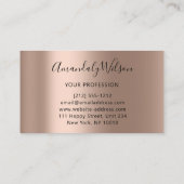 プロフェッショナルDJロゴシンガーウェディングイベント 名刺 (裏面)