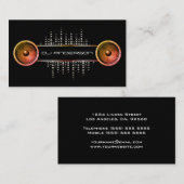 プロフェッショナルDJ 名刺 (正面/裏面)