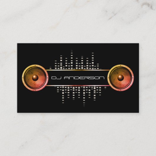 プロフェッショナルDJ 名刺 (正面)