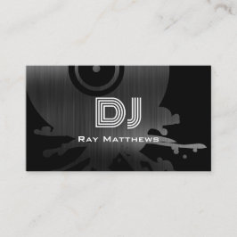 プロフェッショナルDJ Music Producer白黒 名刺