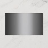 プロフェッショナルGray Metalコンサルタント名刺 名刺 (裏面)