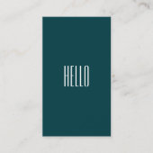 プロフェッショナルhelloスクリプト名刺 名刺 (正面)