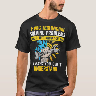 プロフェッショナルHVACテクニカルアパレルACリペアマンHVAC T Tシャツ