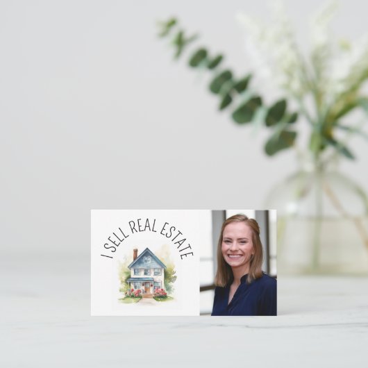 プロフェッショナルI不動産を実在売る 名刺 (スタンド正面)