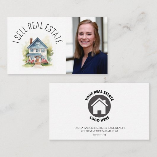 プロフェッショナルI不動産を実在売る 名刺 (正面/裏面)