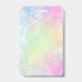 プロフェッショナルIDカードのインクの飛散 バッジ (裏面)